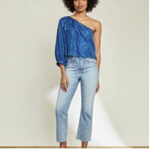 Veronica Beard Lyric One Shoulder Top